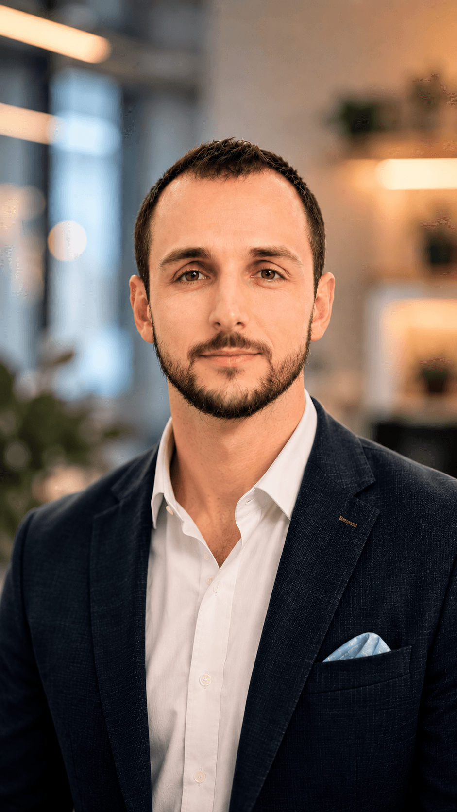 A headshot picture of Sheen Digital Media founder James Sheen